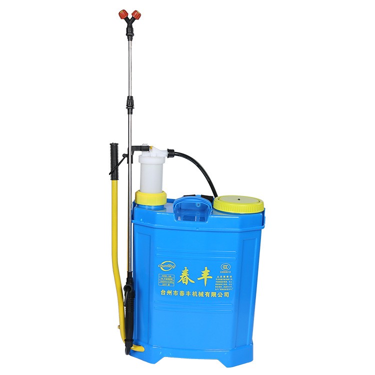 供应春丰农祥16L单双管八角手动喷雾器 农用果树背负式园林喷雾器图3