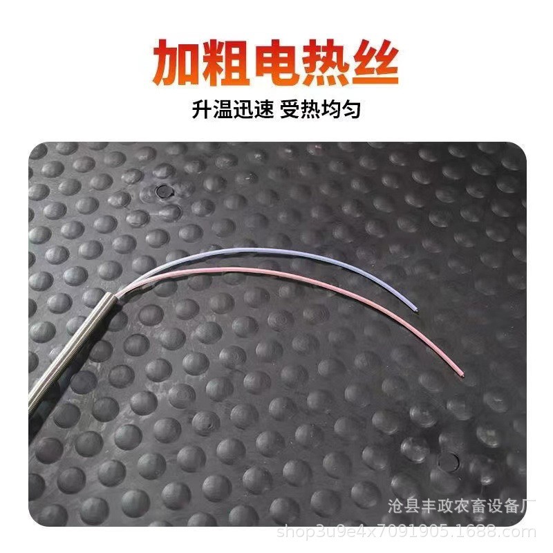 猪用新型加厚橡胶电热板 宠物兽用仔猪产床养殖设备加热 保温板图2