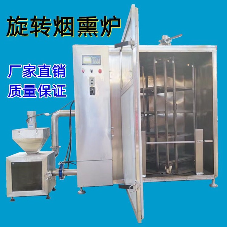 大型熏鸡熏鱼炉 猪肘子熏烤设备 香辣肠烟熏炉 支持定制 聚钰机械图2