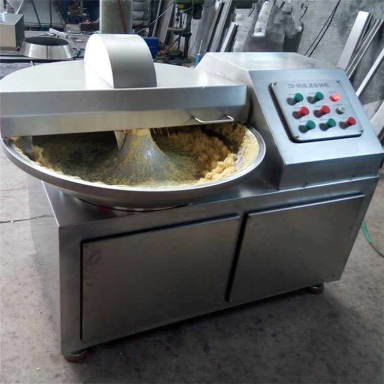 JY-96 全自动变频高速猪鱼肉制品斩拌机 大型斩菜馅设备 聚钰图3