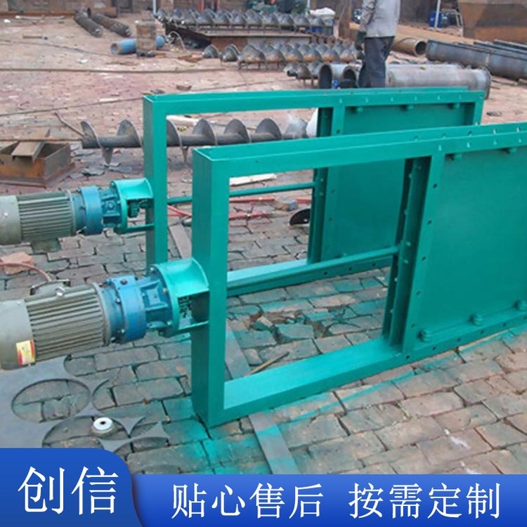 供应 手动插板卸灰阀 插板阀 电动插板卸料阀 按时发货图1