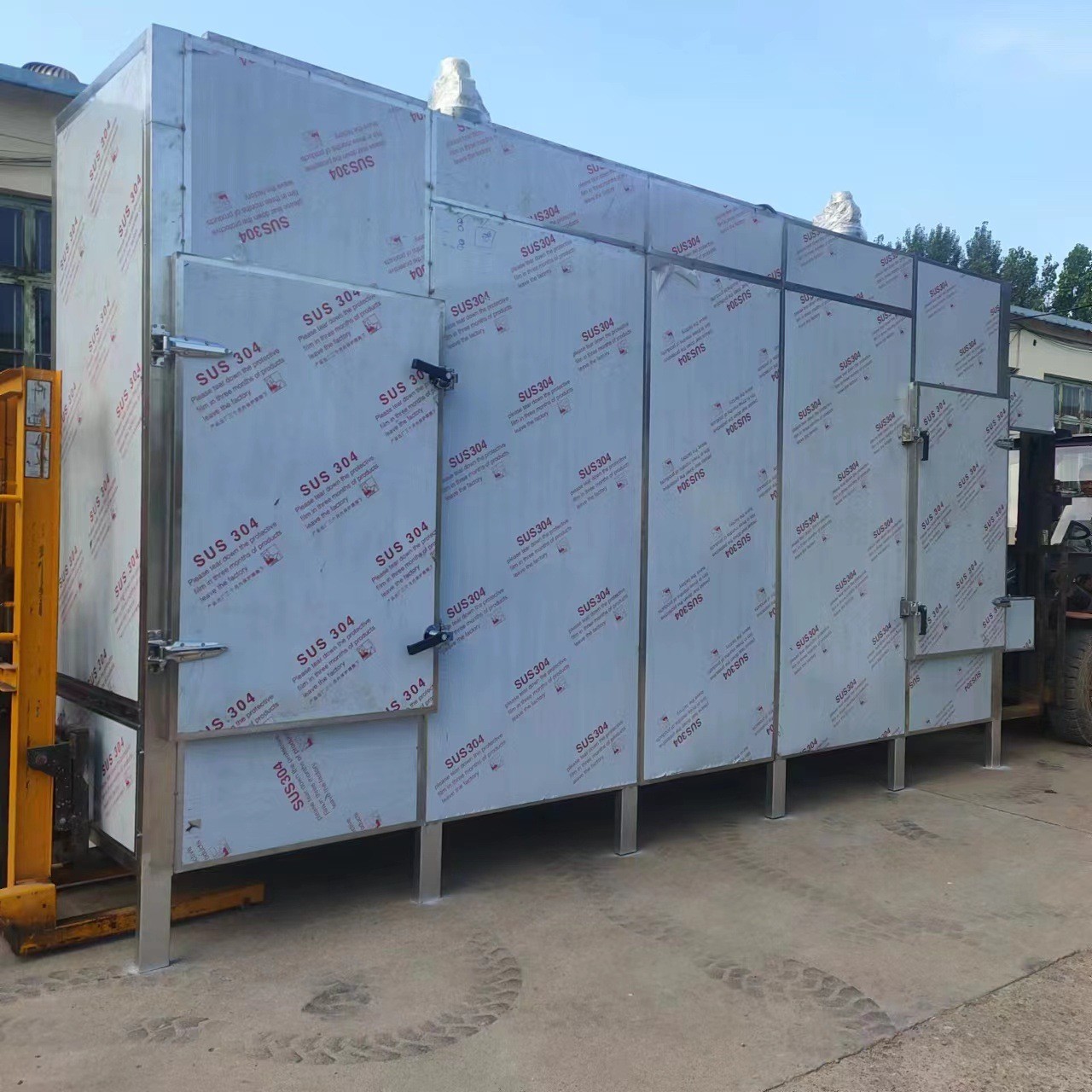 网带式木瓜丝烘干机 分层控温番木瓜切丝干燥机 食品烘干流水线图2