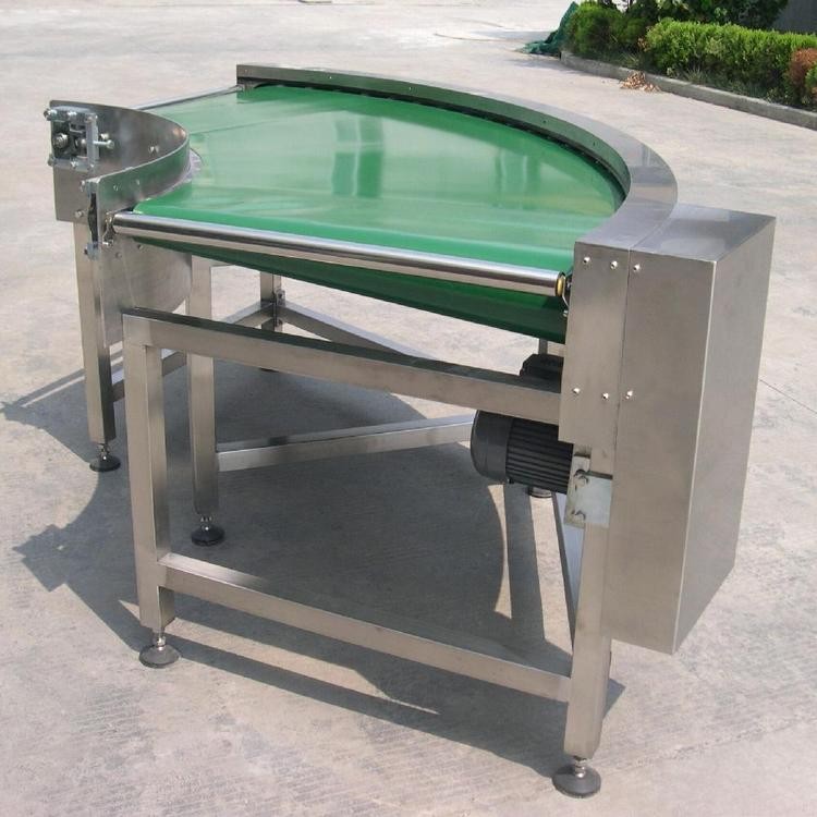 无内径转弯皮带机 展旺达90度 180度平稳输送 车间专用流水线图5