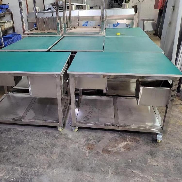 不锈钢工作台 装配车间操作台 展旺达重型钳工台定制图4