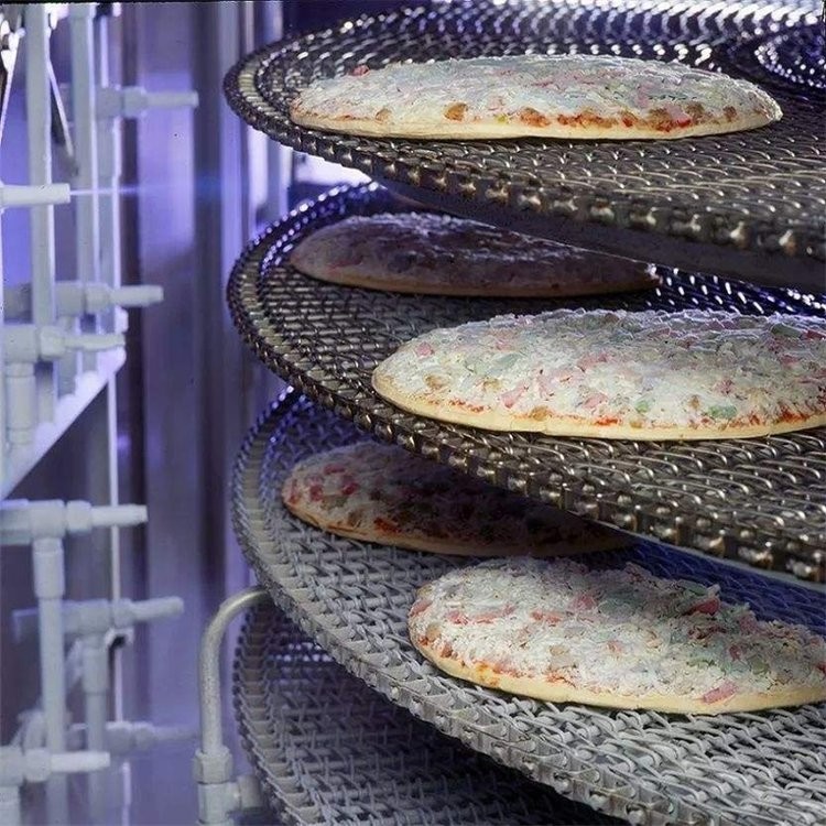 网链式螺旋塔 甜点食品螺旋冷却塔 面包输送塔 福兰德定制图3