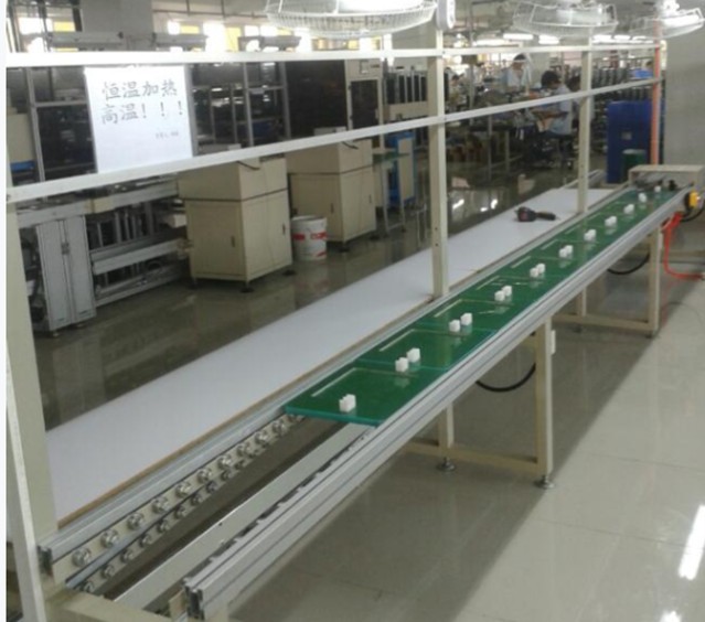 双层倍速链输送线 工装托盘循环回流线 产品定位组装焊接生产线图5