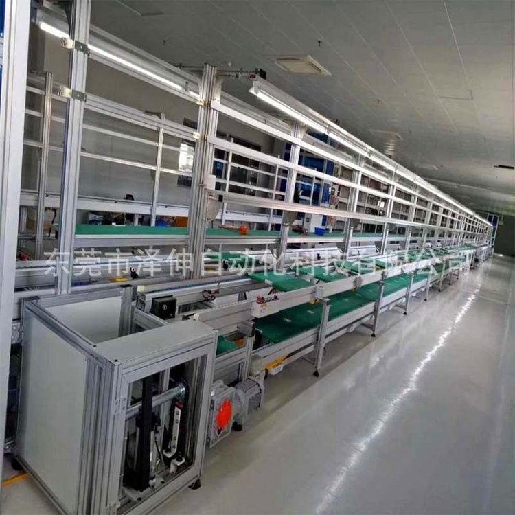 环形输送线 厂家直供U形组装线 90度180度转角机 皮带转弯机图5