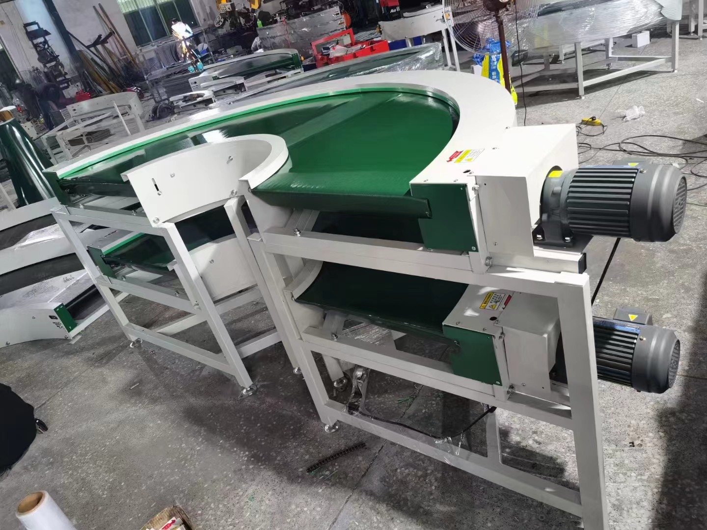 环形输送线 厂家直供U形组装线 90度180度转角机 皮带转弯机图4