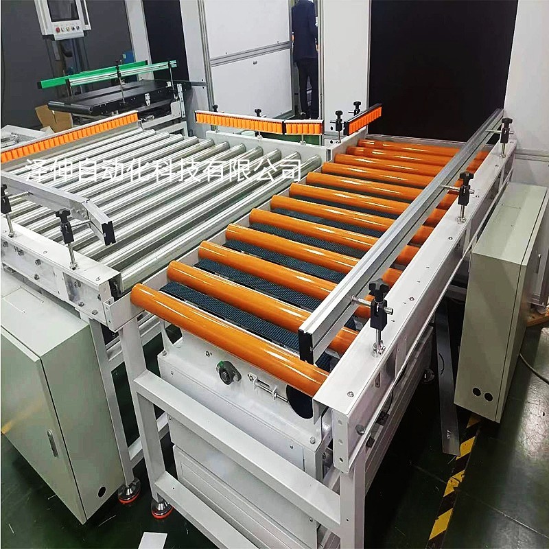 辊轮输送机输送线 动力包胶滚筒流水线 厂家不锈钢食品包装生产线图2