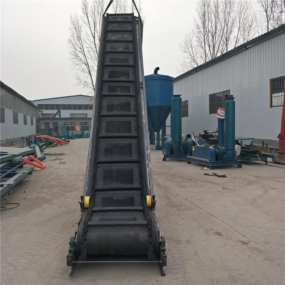 爬坡输送机皮带机 运输角度可达到90° 运行平稳 支持定做图5