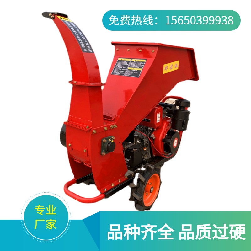 树枝粉碎机 干鲜枝条秸秆碎枝机 园林树枝打碎机图4