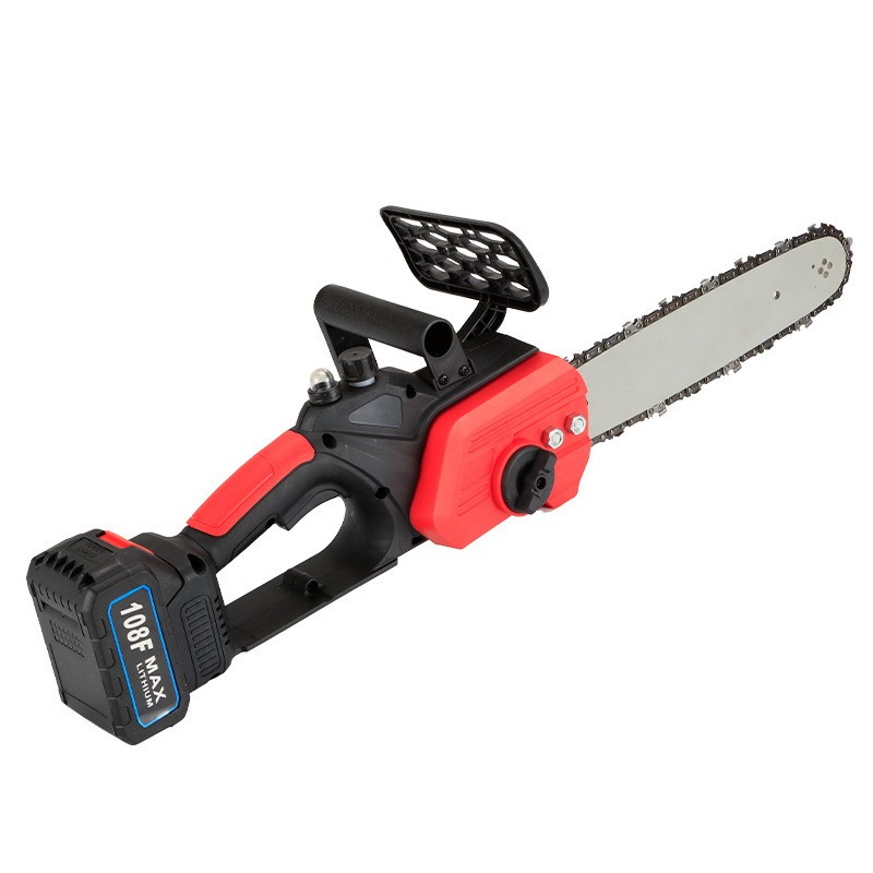 电锯家用手持锂电池电链锯充电式锂木工伐木锯树神器电动锯电锯图4