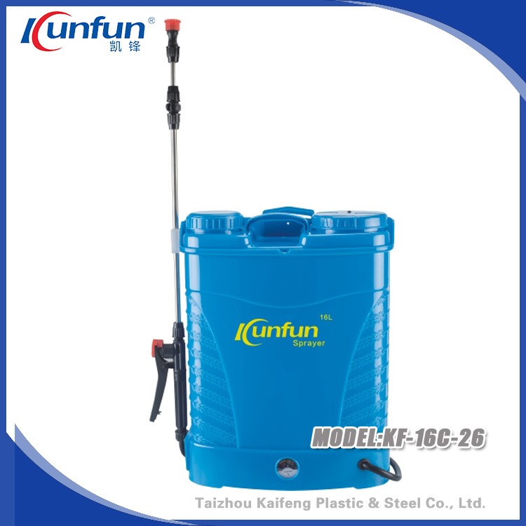 凯锋16升农业家用背负式便携式电瓶电动化学药品自动塑料喷雾器图5