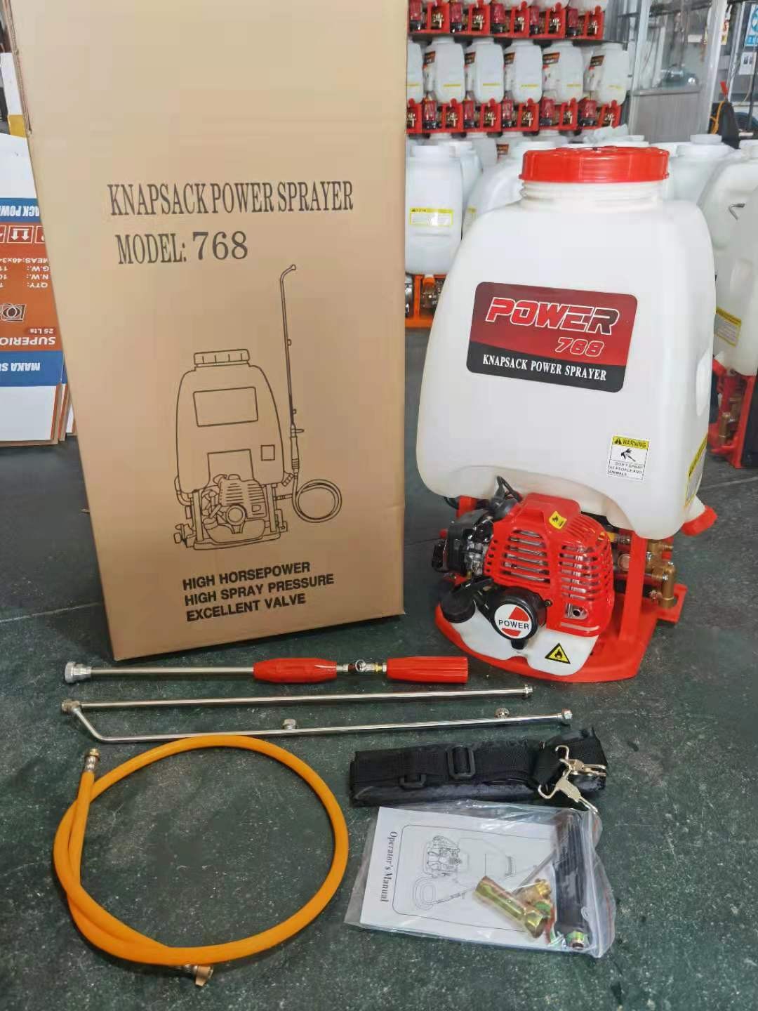 外贸批发768 25L 两冲四冲程机动喷雾器农用背负式汽油动力喷雾器图3