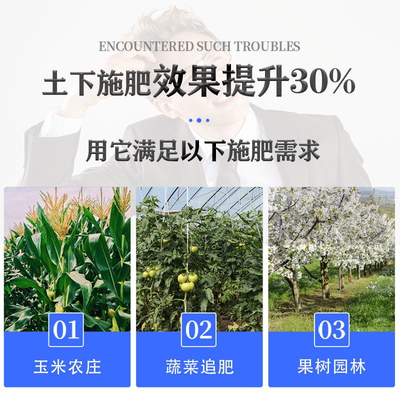 农用施肥器玉米施肥神器手动土下肥料工具放肥料地下追肥 点播铲子图4