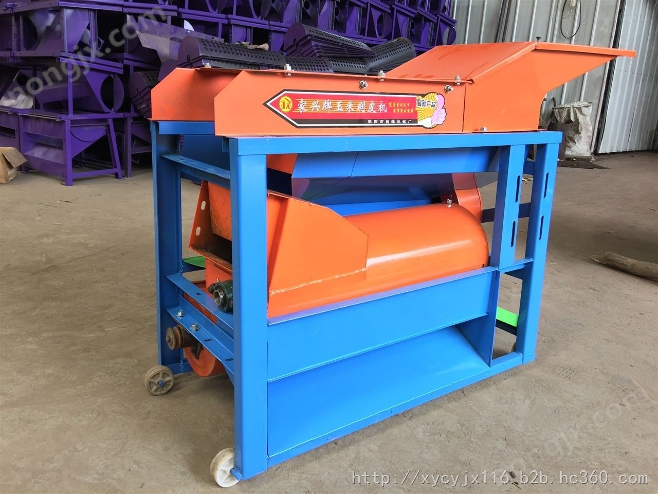 上下组合家兴牌上下组合玉米脱粒机厂家批发零售 价格实惠图4