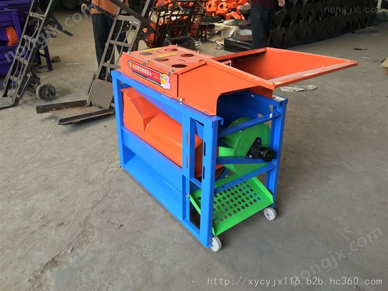 上下组合家兴牌上下组合玉米脱粒机厂家批发零售 价格实惠图3