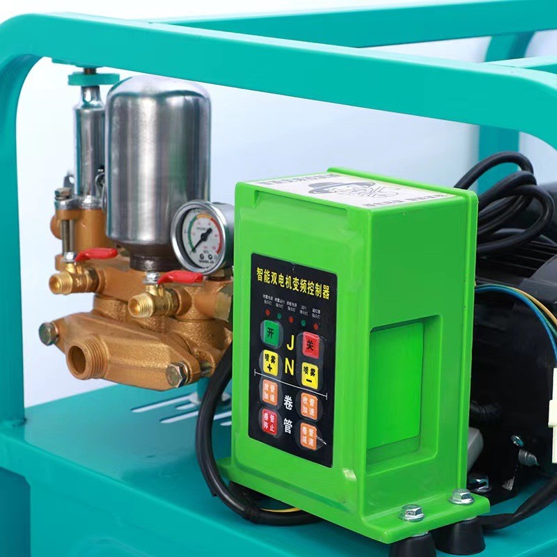 48V双电机排管打药机 遥控打药机 农用高压 电瓶打药机图2