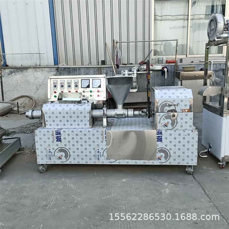 不锈钢豆片机器 素牛排蛋白肉加工机 商用全自动豆皮机图4