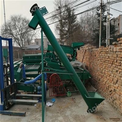 159mm稻壳木糠装仓倾斜管式螺旋提升机图4