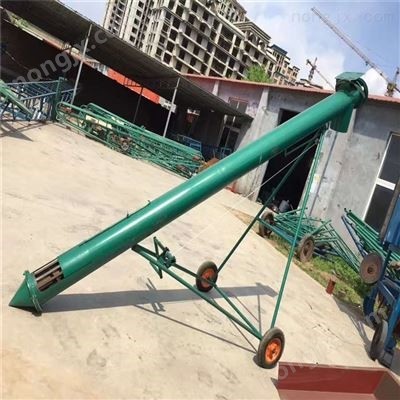 159mm稻壳木糠装仓倾斜管式螺旋提升机图5