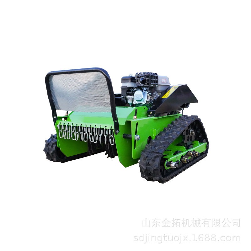 农用果园遥控割草机厂家 甩刀式履带款割草机9马力遥控履带割草机图5