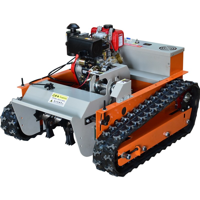 遥控割草机柴油大功率动力碎草机无刷家用履带式割草机电动长续航图5