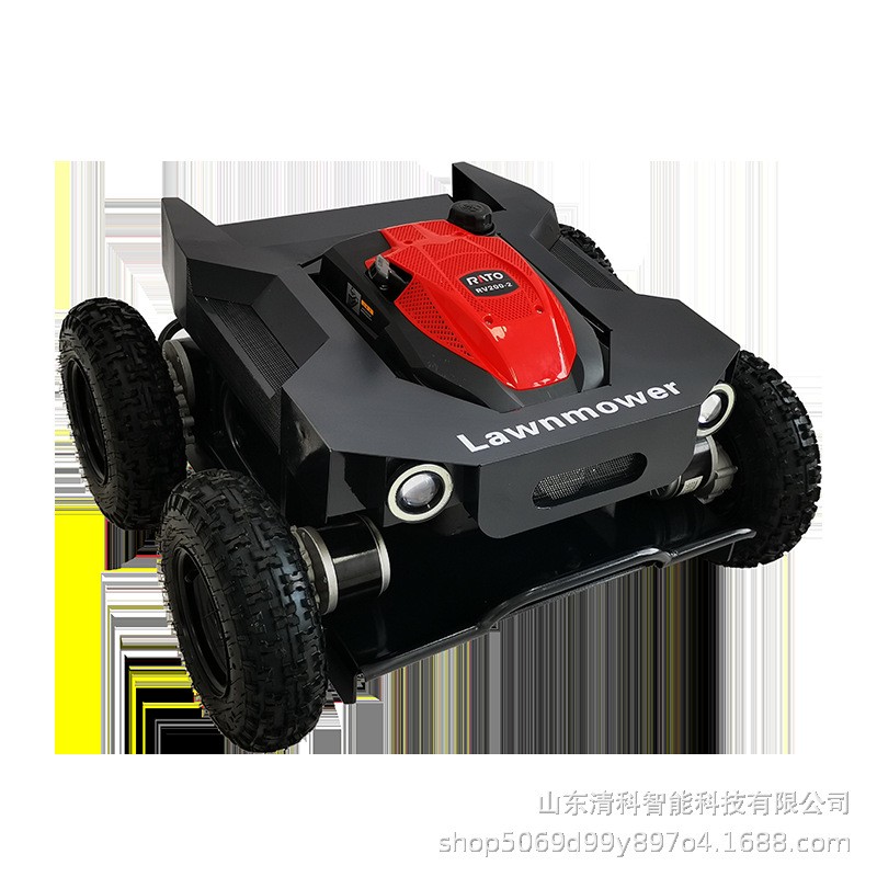 遥控割草机果园草坪打除草机无人出口园林开荒碎草机油电混动图4