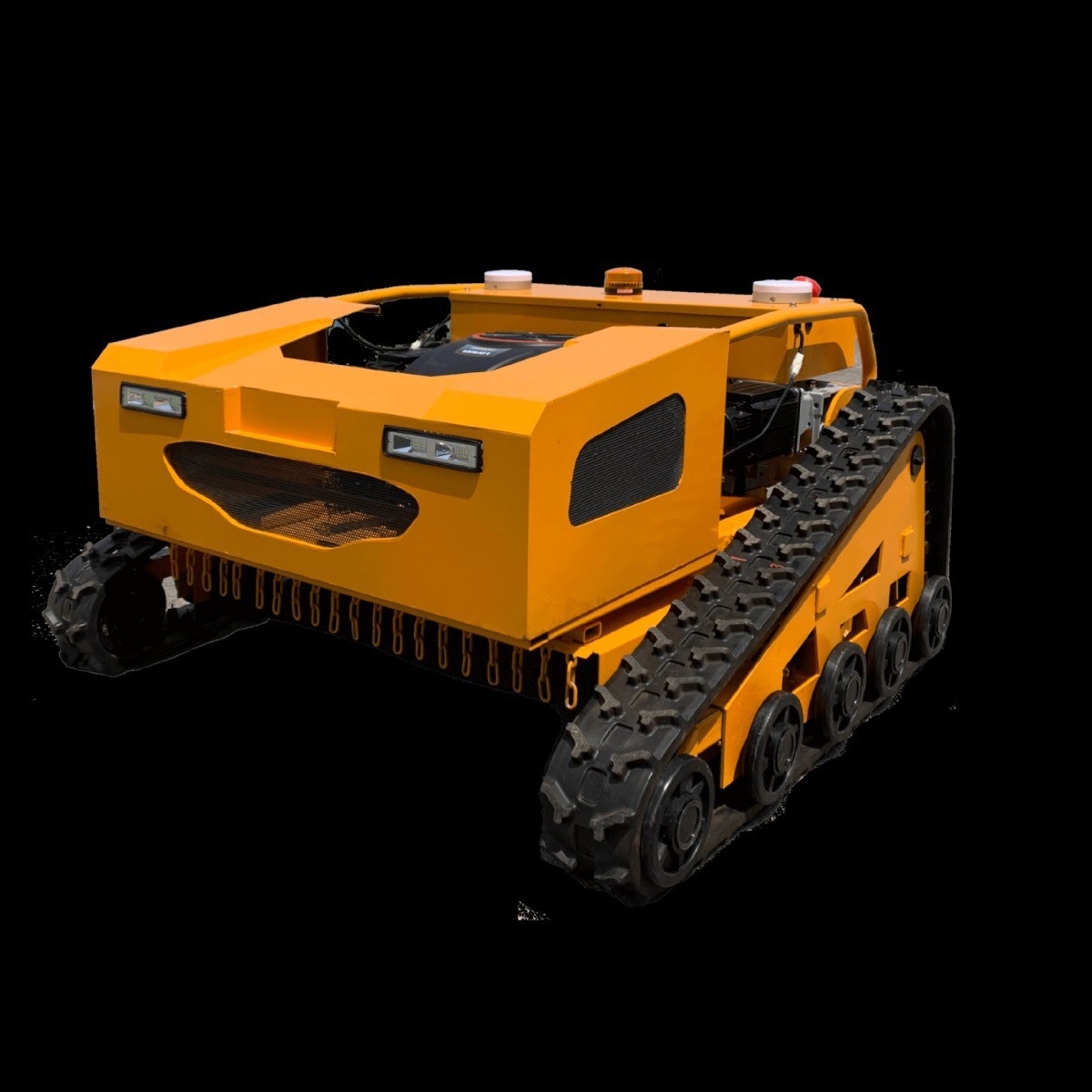 大型割草机器人智能履带除草碎草油电混动陡坡草地农业种植庭院图5