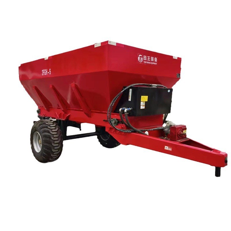 现货颗粒肥复合肥撒肥车拖拉机牵引撒肥机 冻牛粪扬粪机撒粪机图5