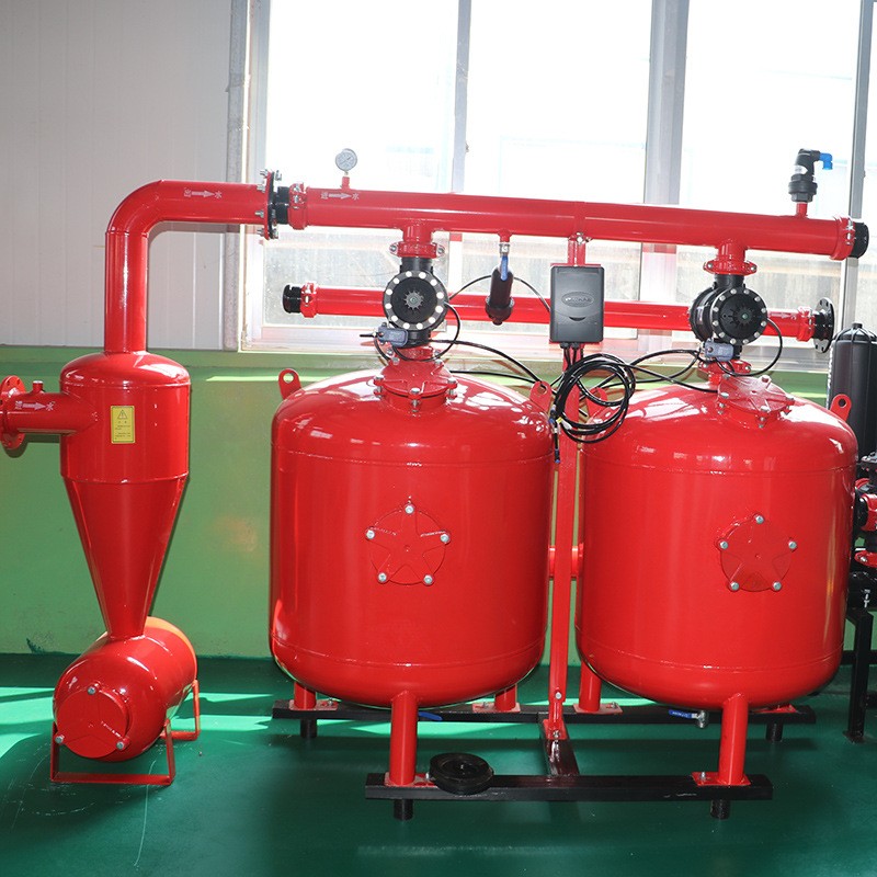 农业灌溉水处理石英砂过滤器滴灌喷灌全自动反冲洗砂石叠片过滤器图4