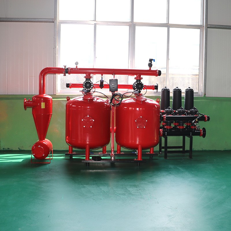 农业灌溉水处理石英砂过滤器滴灌喷灌全自动反冲洗砂石叠片过滤器图3