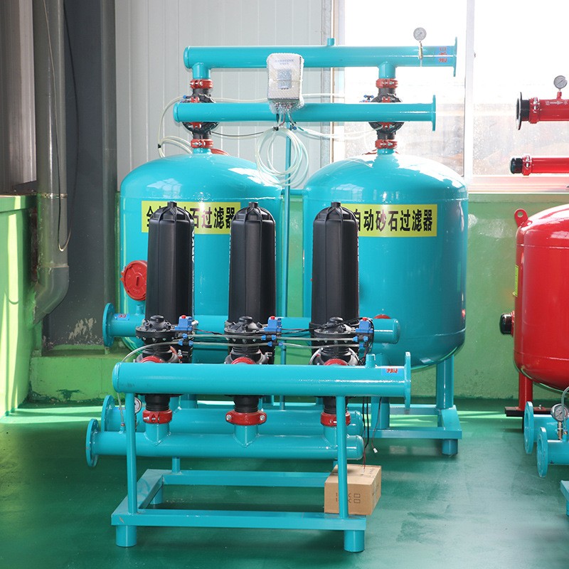 农业灌溉水处理石英砂过滤器滴灌喷灌全自动反冲洗砂石叠片过滤器图2