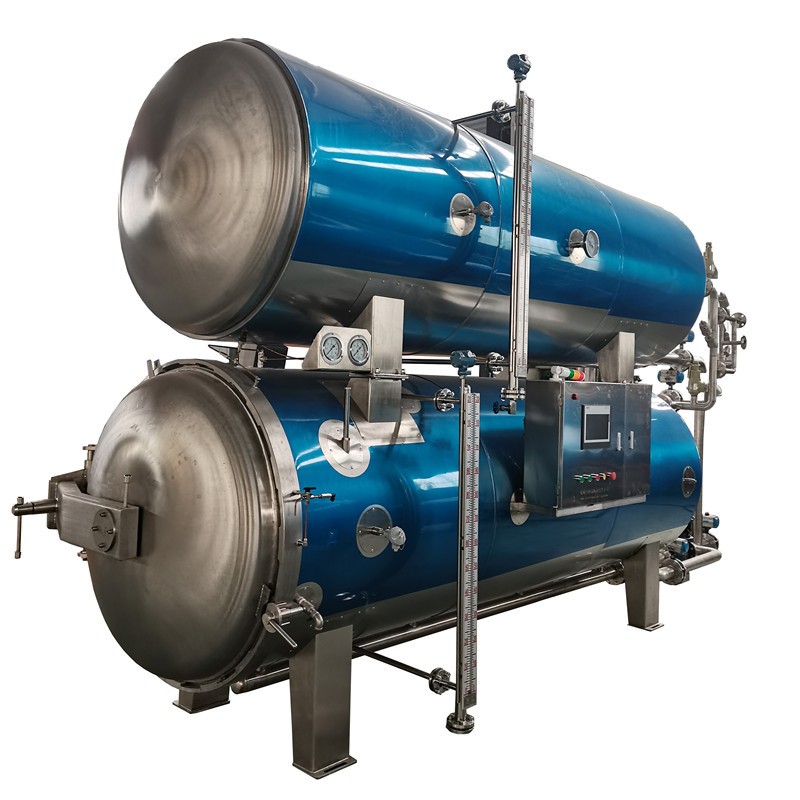 烧鸡高温杀菌锅 鱼罐头杀菌锅 熟食卤肉全自动灭菌锅图5