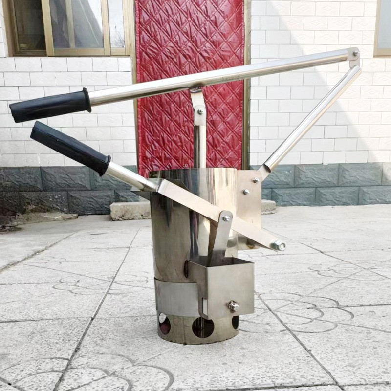 压肉丸鱼丸器家用商用手动丸子机不锈钢小型丸子成型机图3