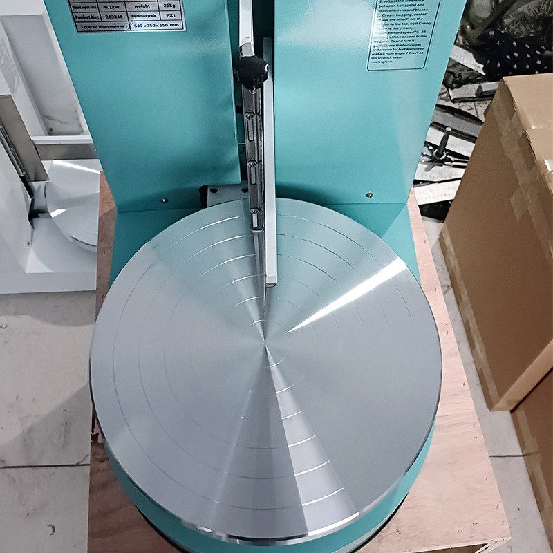 厂家供应家用小型全自动蛋糕抹胚机蛋糕店抹奶油机器蛋糕胚现货图2