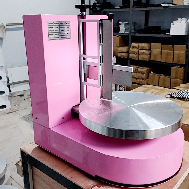 厂家供应生日蛋糕抹面机现货全自动家用小型蛋糕机烘培设备批发图4