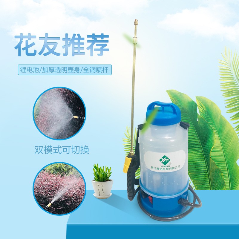 园艺高压喷壶电动气压式打药家用消毒喷水壶浇花多肉喷花壶喷雾器图4