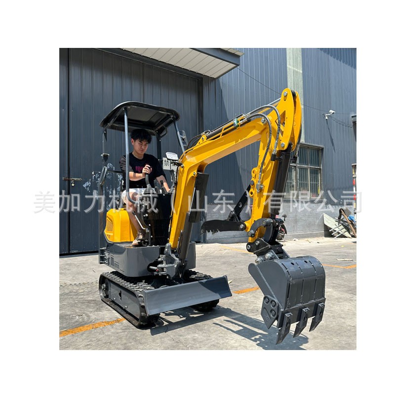 蔬菜大棚履带式1吨小型挖掘机 农用挖土液压传动小型挖掘机图5