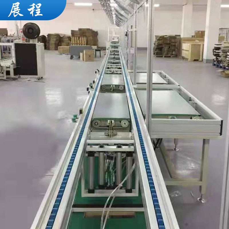 倍速链输送机 流水线铝型材 输送线 全自动化新能源电池生产线图3