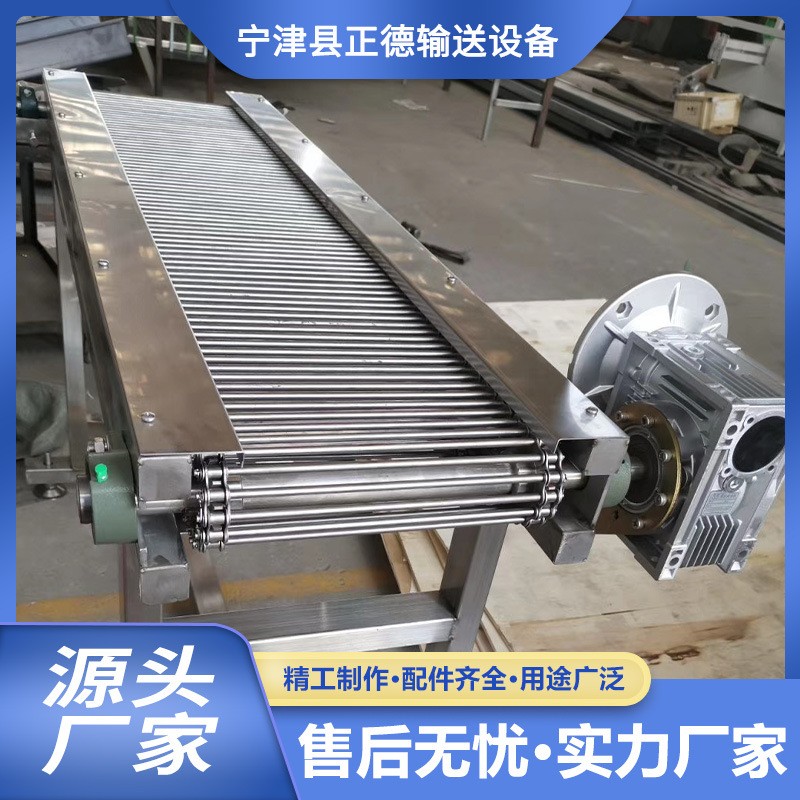 网带输送机耐高温食品果蔬流水线输送带风干冷却不锈钢网带输送机图2