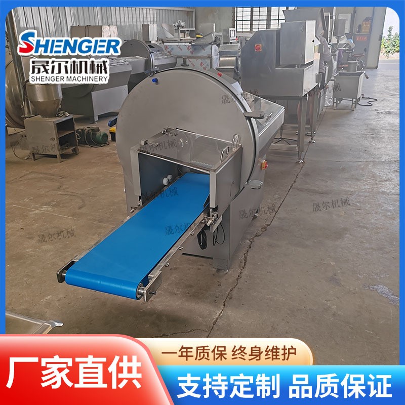 可调速鲜肉砍排机 腊肉香肠切片机 商用冷鲜鲈鱼切块机图3