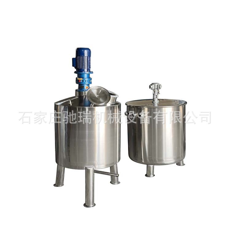 搅拌桶 气动电动不锈钢化工溶液调配罐 移动式拉缸 洗衣液搅拌罐图5
