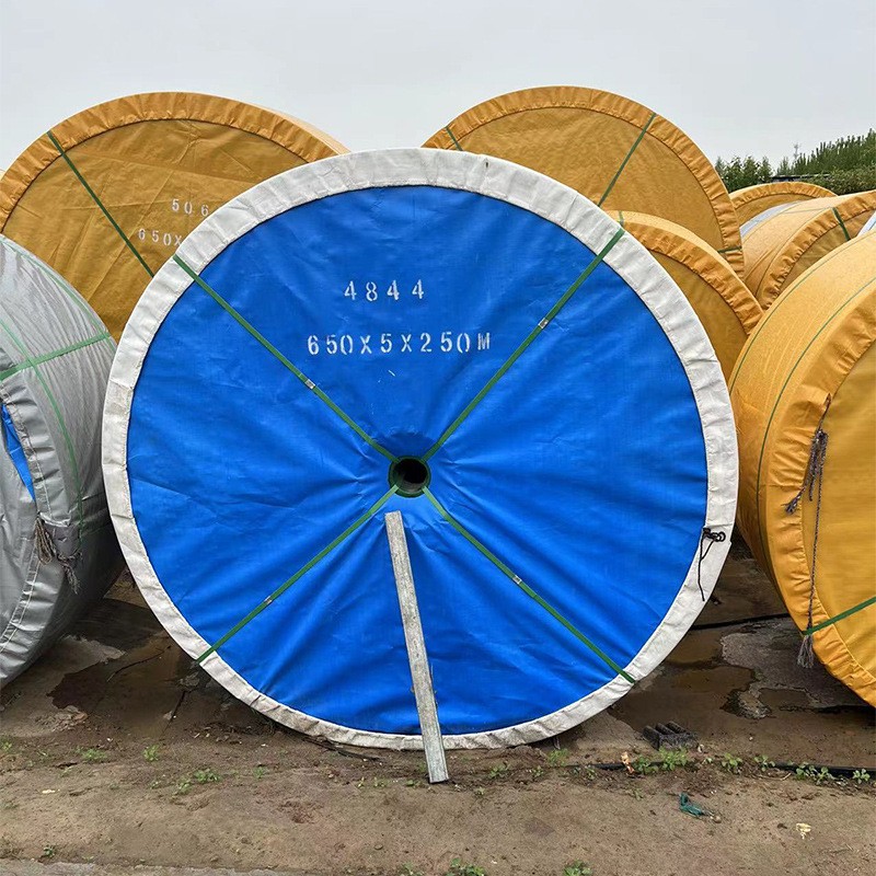 橡胶输送带尼龙传送带矿山采掘工业耐磨高温聚脂阻燃爬坡运输皮带图2