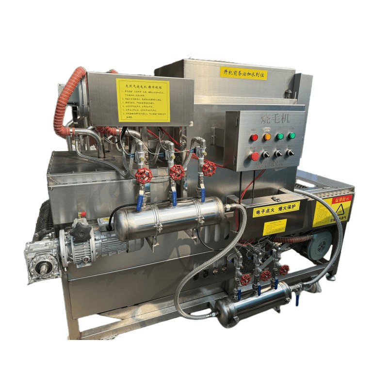 全自动猪蹄烧毛机液化气天然气两用多功能大型撩毛机脱毛 设备脱毛图5