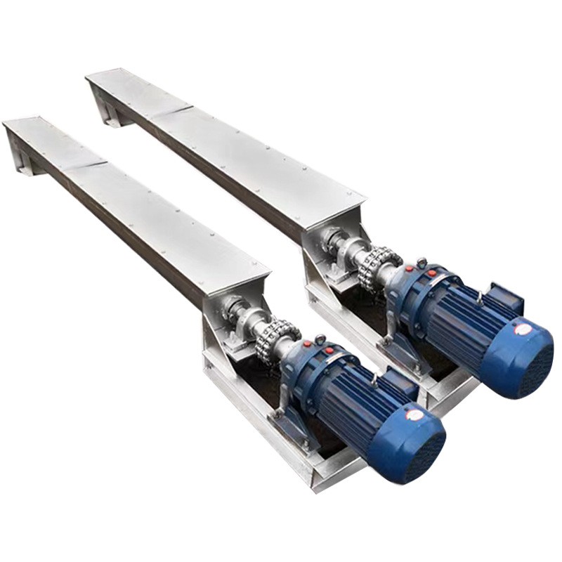 供应螺旋输送机U型无轴管式煤粉灰蛟龙提升机水泥密封蛟 龙输送机图4