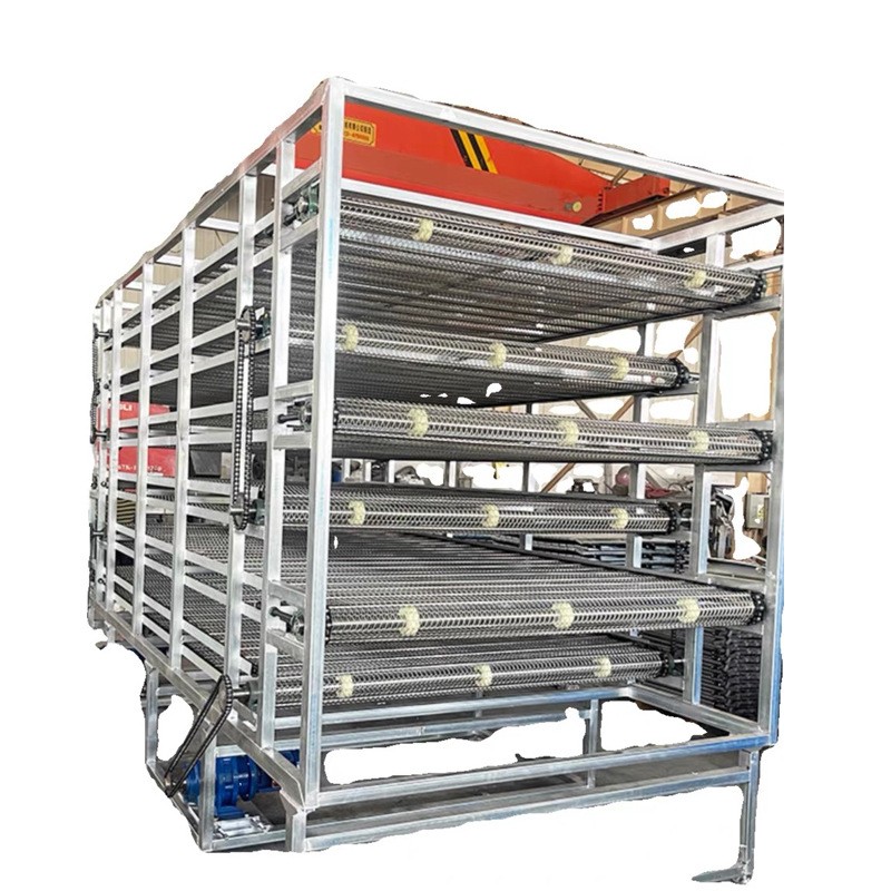 多层链板输送机猫砂多层烘干机网带传送食品流水线冷却板链传送机图3