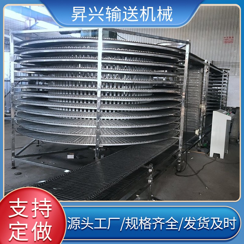304螺旋塔输送机耐高温耐腐蚀食品烘干输送线多层网链螺旋冷却塔图5