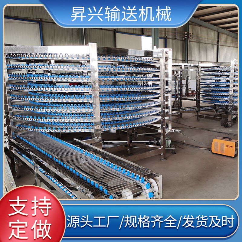 304螺旋塔输送机耐高温耐腐蚀食品烘干输送线多层网链螺旋冷却塔图3