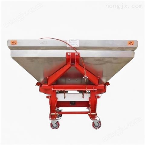 鲁禹不锈钢单盘600升施肥机撒播机图4